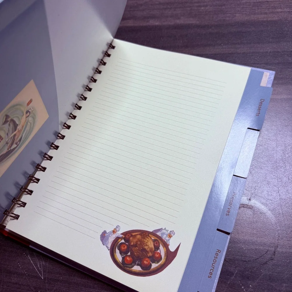 The Omnivore's Recipe Keeper Celia Sack Ten Speed Press‎ Spiral Recipe Journal